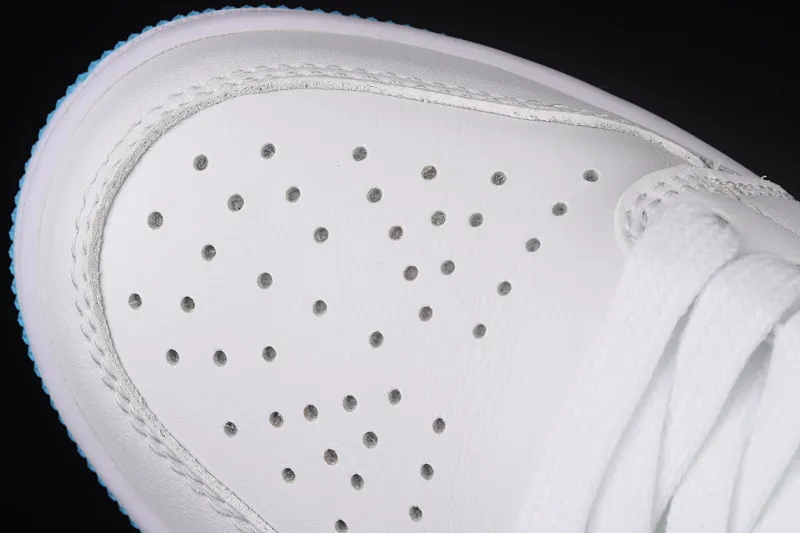 All Categories Air Jordan Jordan Series Basketball Shoes Air Jordan 1 Mid Different Versions Air Jordan 1 Mid AJ1 Joe 1 Lake Blue Zhongbang Basketball Shoes BQ6472-114